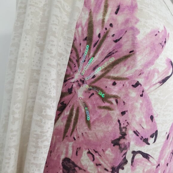 INC International Concepts Pullover Burnout Long Sleeve Top With Sequins NEW XL - Picture 6 of 15